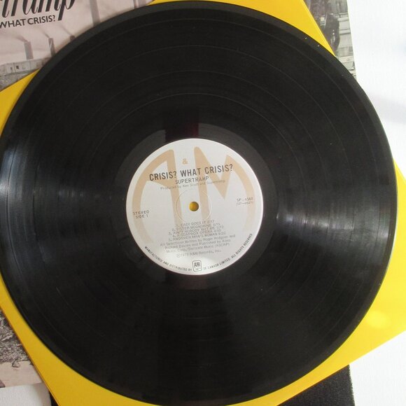 Supertramp, Crisis? What Crisis?, Vintage, Vinyl, Album, Music, 70s, Rock - Picture 5 of 6